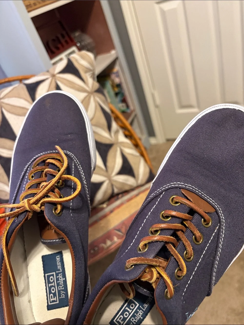 🫐Vaughn polo canvas sneakers🫐